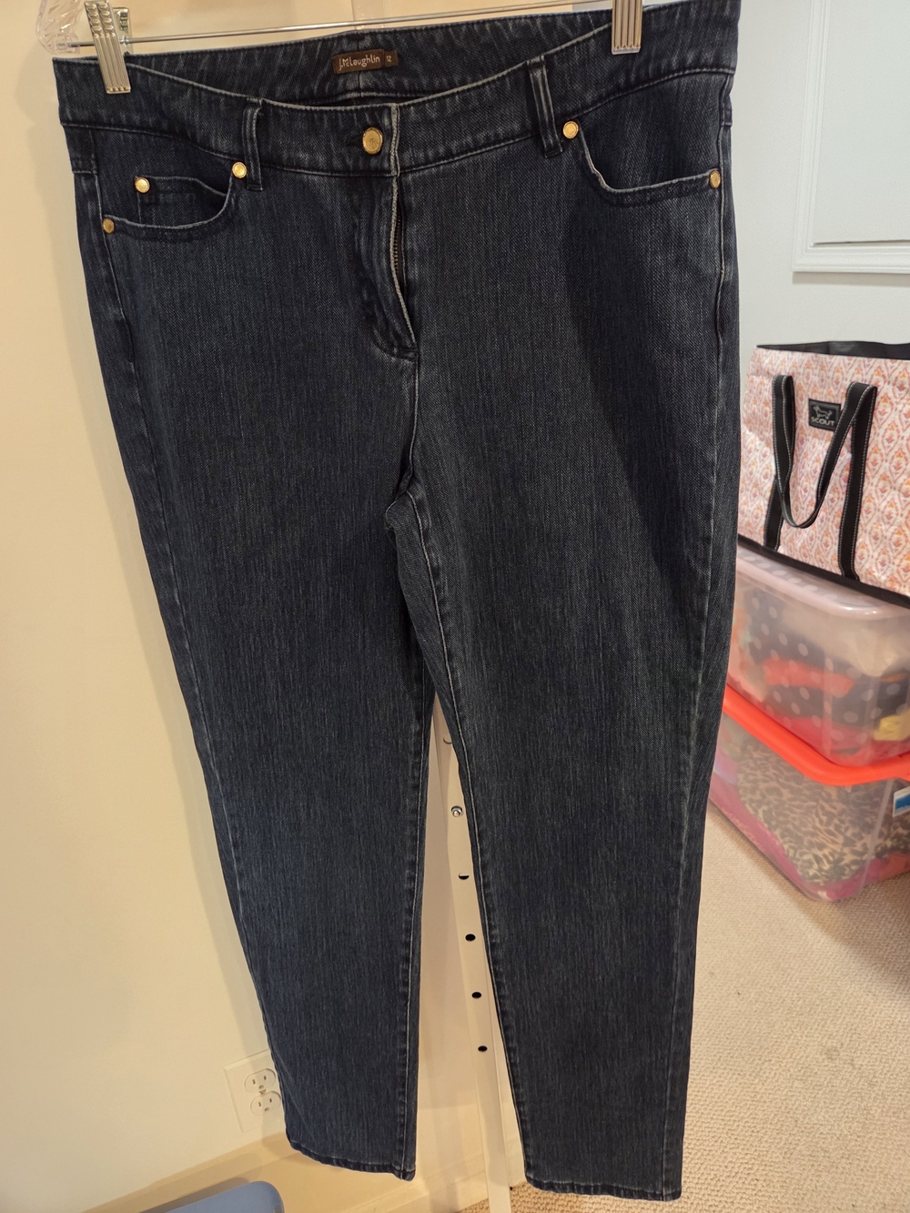 J. McLaughlin Women's Dark Wash Skinny Jeans